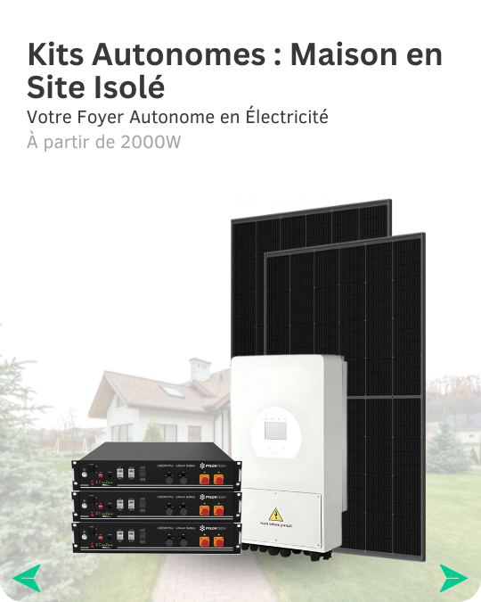 Kits Autonomes : Maison en Site Isolé